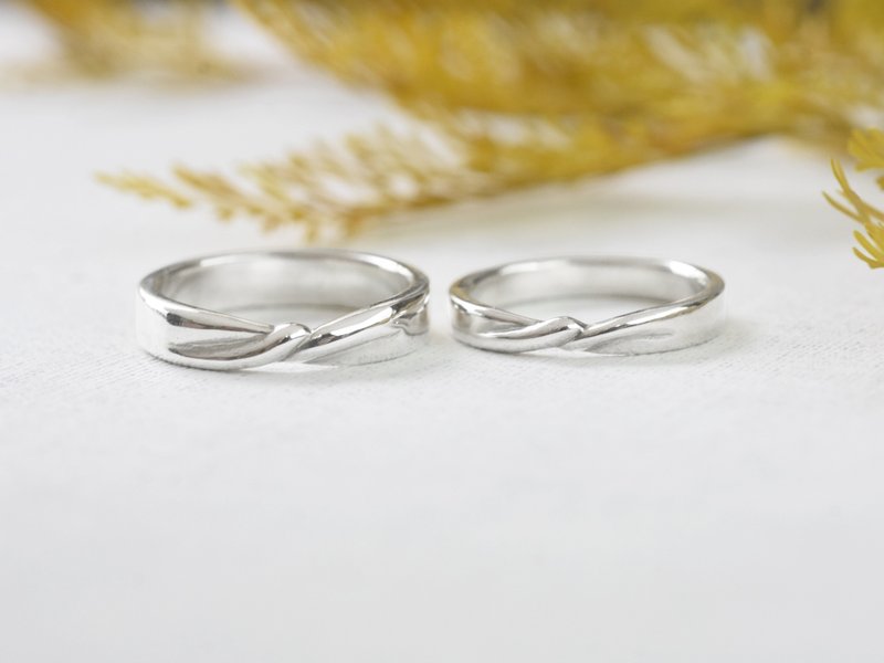 [Engraving] Married Couple | Couple Rings Sterling Silver Rings Handmade Silver Jewelry Lovers Gifts - Couples' Rings - Sterling Silver Silver