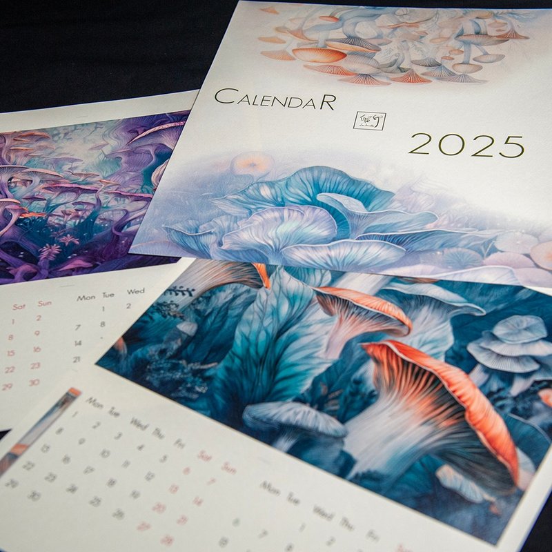 Vagus Bush-2025 Bi-monthly Calendar - ปฏิทิน - กระดาษ หลากหลายสี