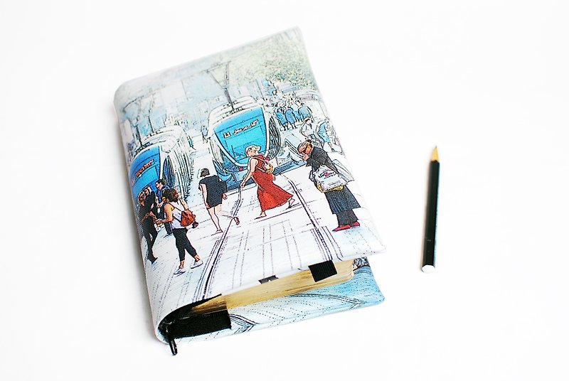Light Rail。Customed book cover - Book Covers - Waterproof Material Multicolor