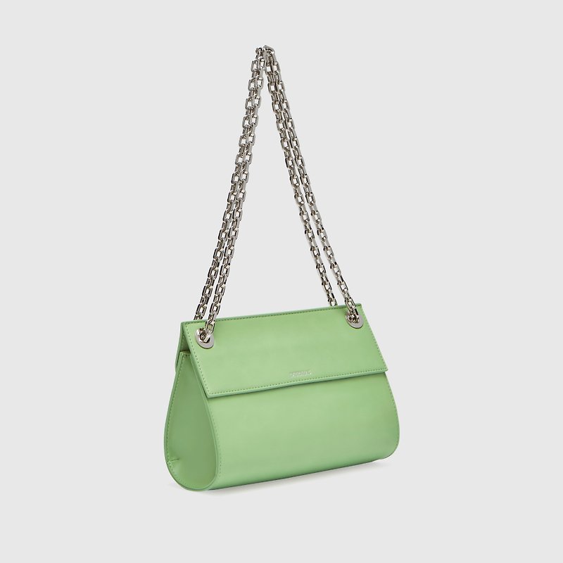 PEBBLE Bag (Shine Muscat) - 側背包/斜孭袋 - 人造皮革 綠色