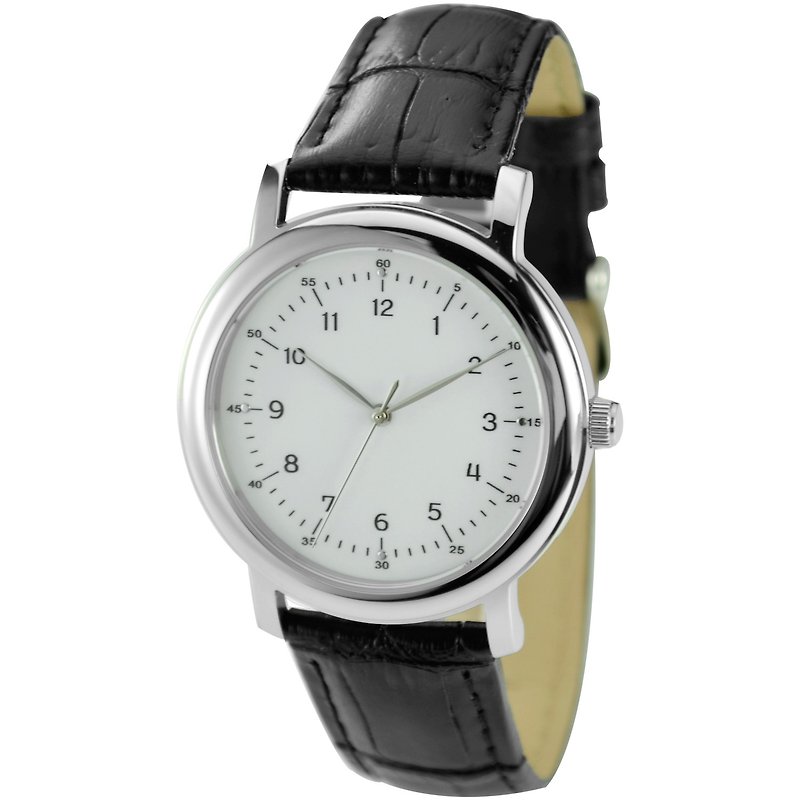 簡約小數字手錶 全球免運 - 女裝錶 - 紙 銀色