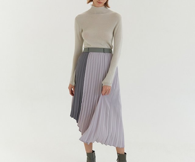 Asymmetrical hotsell block skirt