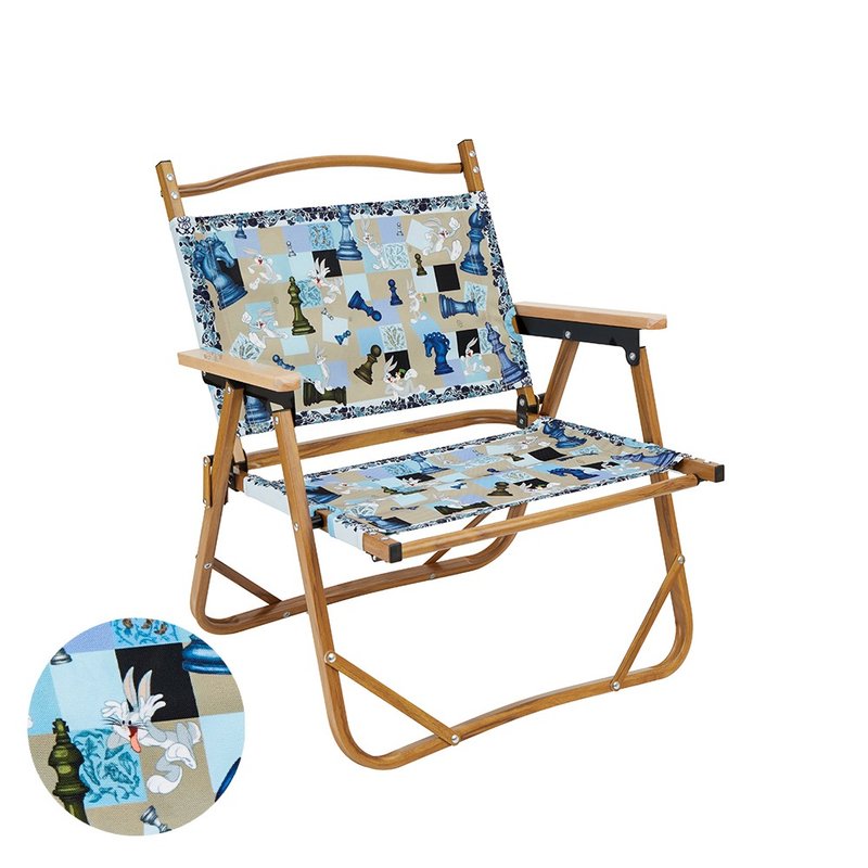 (Looney Tunes 樂一通) 兔巴哥 機會命運(卡其) 居合折疊椅 - 露營用品 - 其他材質 藍色