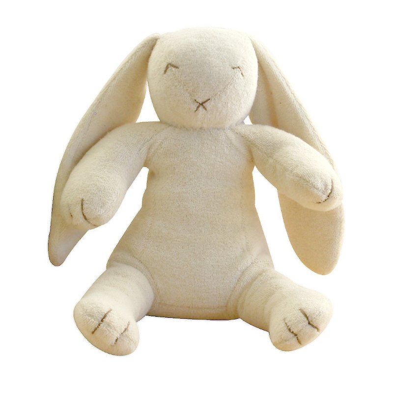 100% Organic Cotton Stuffed Animal Rabbit Toy - ของเล่นเด็ก - ผ้าฝ้าย/ผ้าลินิน 