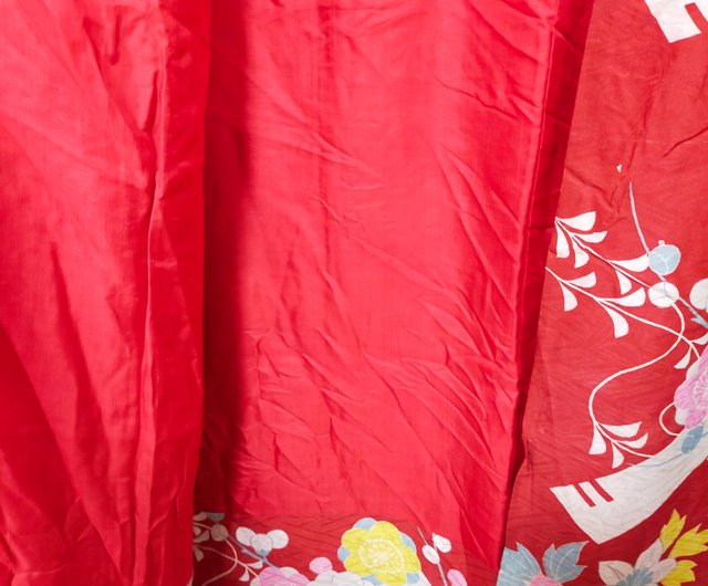 花柄柄アンティーク長襦袢 - ショップ オリヅル堂 その他 - Pinkoi