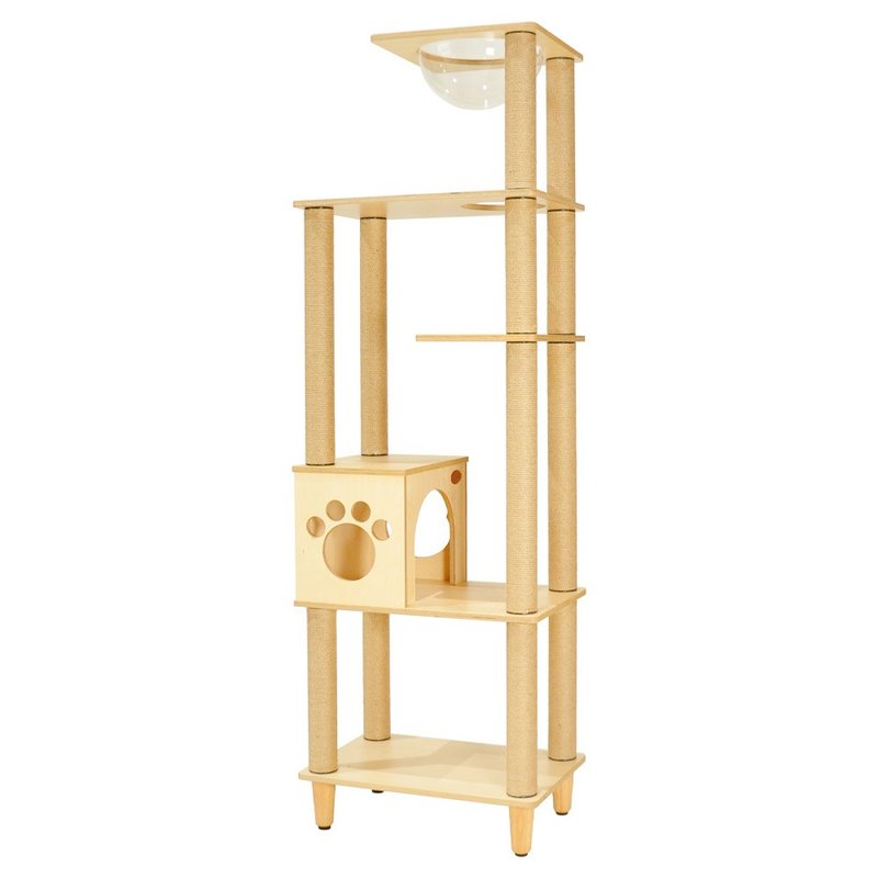 【MOMOCAT】R412 Tower Cat Jumping Platform - Scratchers & Cat Furniture - Wood 