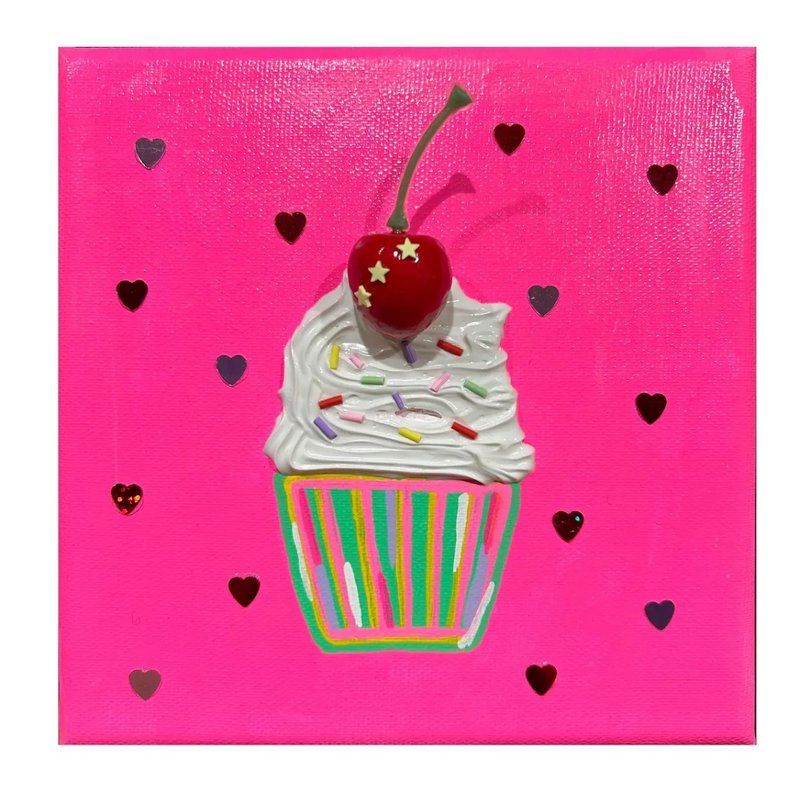 Canvas Art Original Cupcake #17 - โปสเตอร์ - วัสดุอื่นๆ 