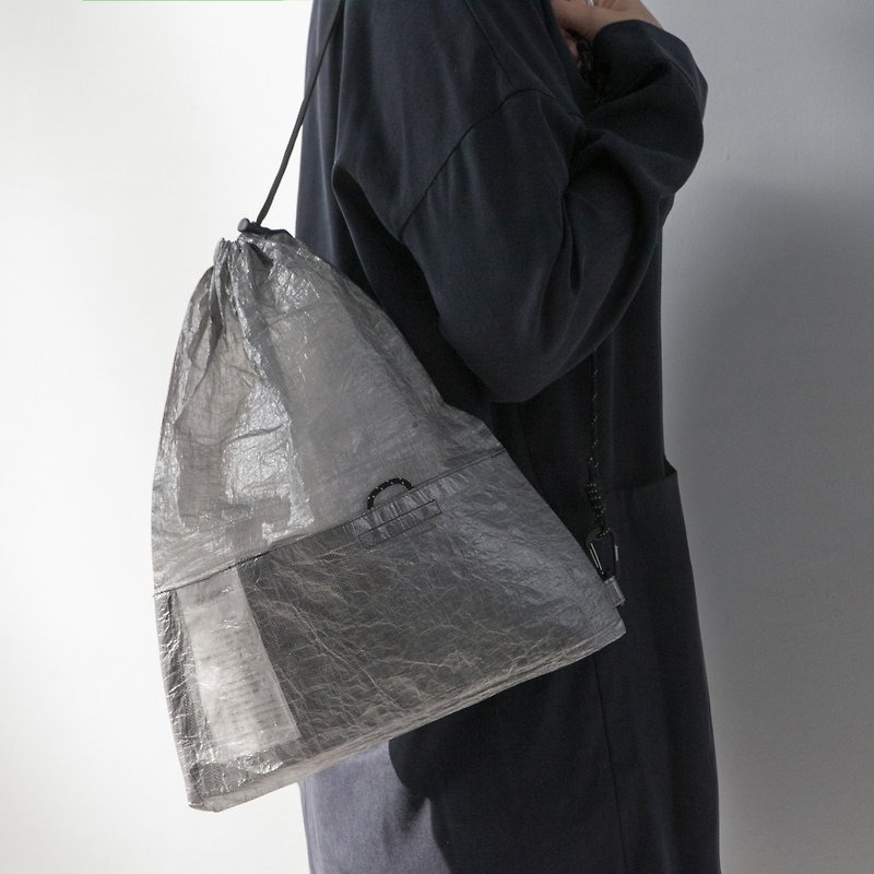 Errorism * Slide / Rise (Cuben Fiber) Drawstring Bag - Drawstring Bags - Waterproof Material 