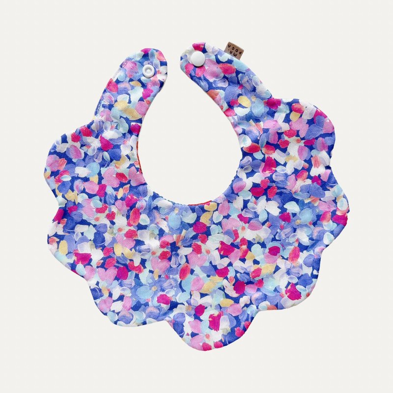 Colorful little floral-saliva bib - ผ้ากันเปื้อน - ผ้าฝ้าย/ผ้าลินิน หลากหลายสี