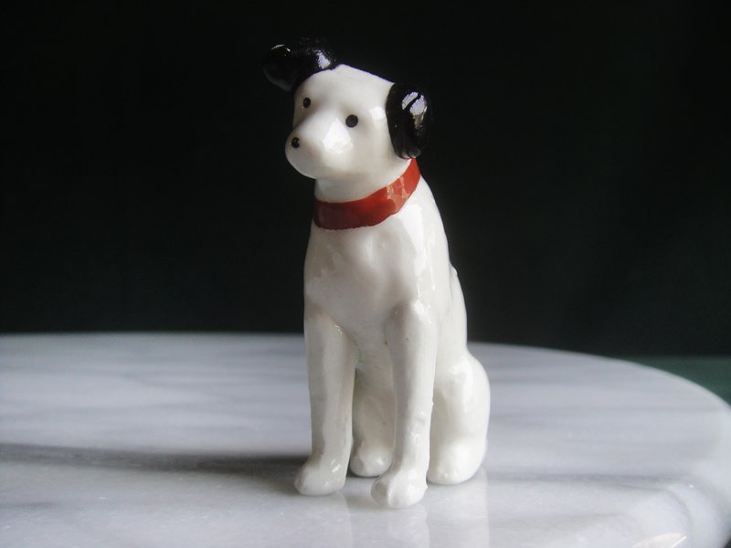 【老時光 OLD-TIME】早期二手日本進口VICTOR-NIPPER勝利犬擺飾品 - 燈具/燈飾 - 其他材質 
