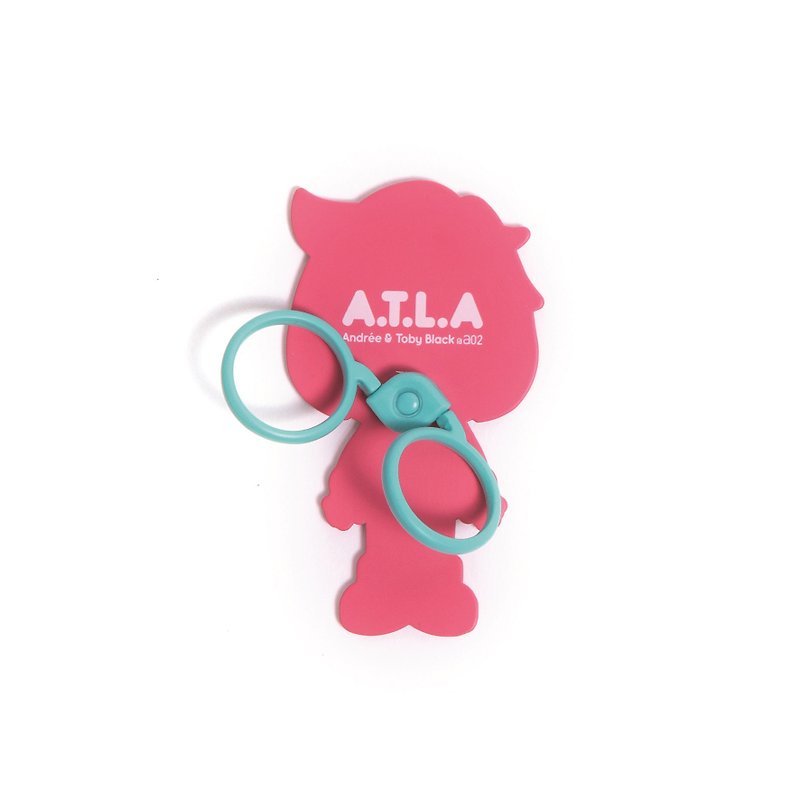 A.T.L.A Mobile phone ring / stand 2 in 1 - Phone Stands & Dust Plugs - Other Metals Pink