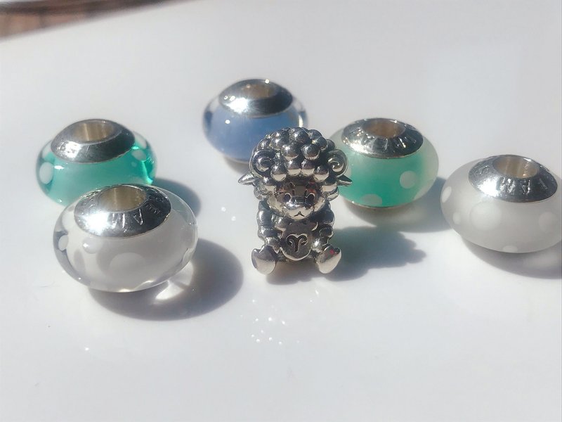 Ma Lei Bear 瑪雷星座熊 SBB-180162 -牡羊座 - 手鍊/手環 - 其他金屬 銀色