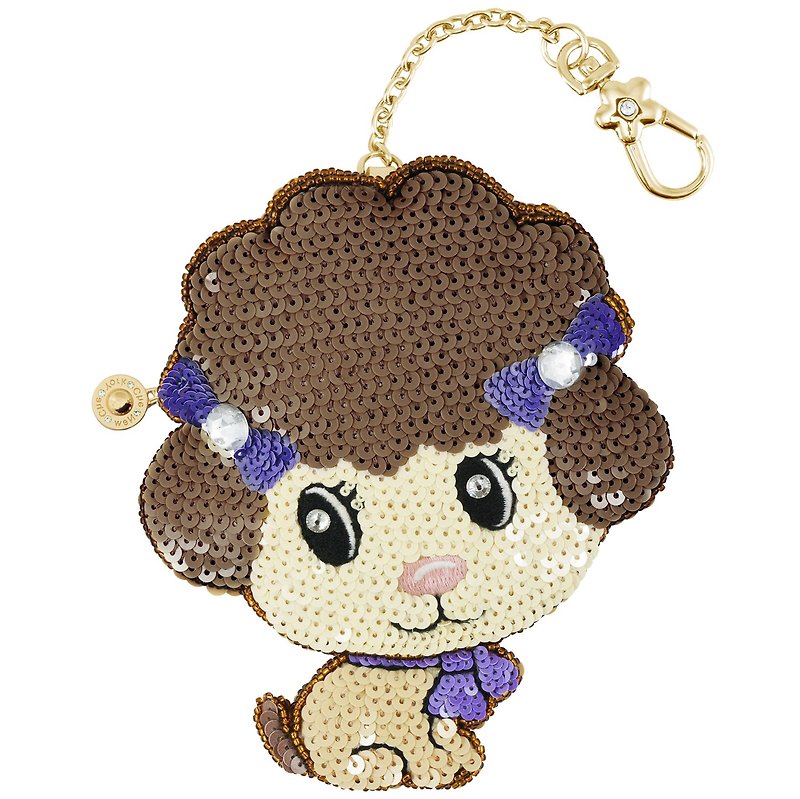 Baby Poodle Coin Bag - Coin Purses - Other Materials Brown