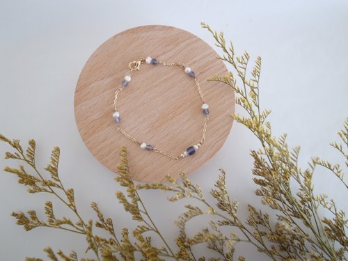 ChloMi 【手鍊】14K 注金 包金 巴洛克珍珠 珍珠手鍊 情人節禮物
