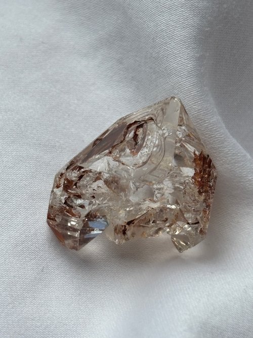 Could9Crystal 紅泥骨幹 紅泥水晶 粉紅白色幽靈共生 骸骨骨幹水晶 天然原石 水