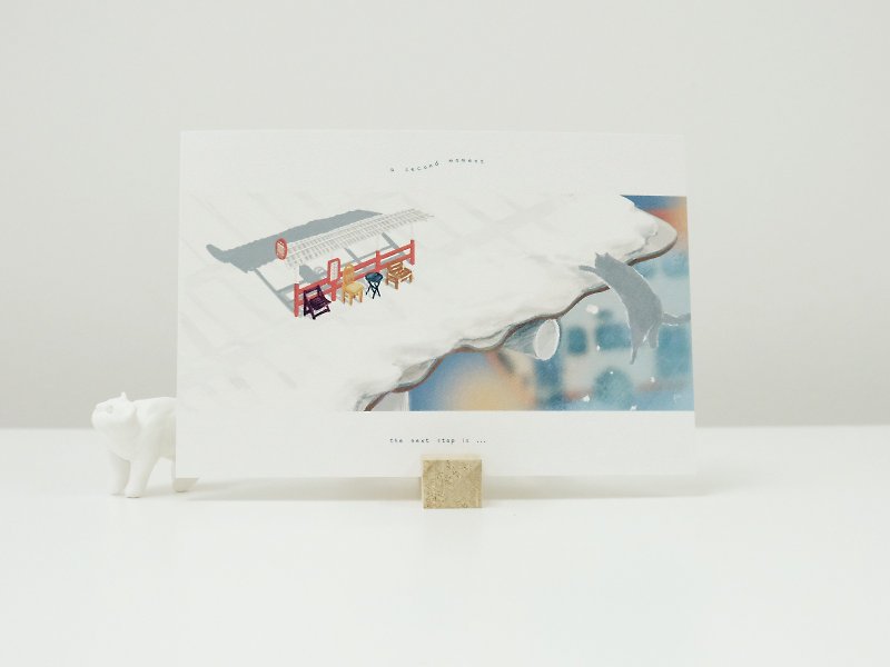 A Second Moment Print - Cards & Postcards - Paper White
