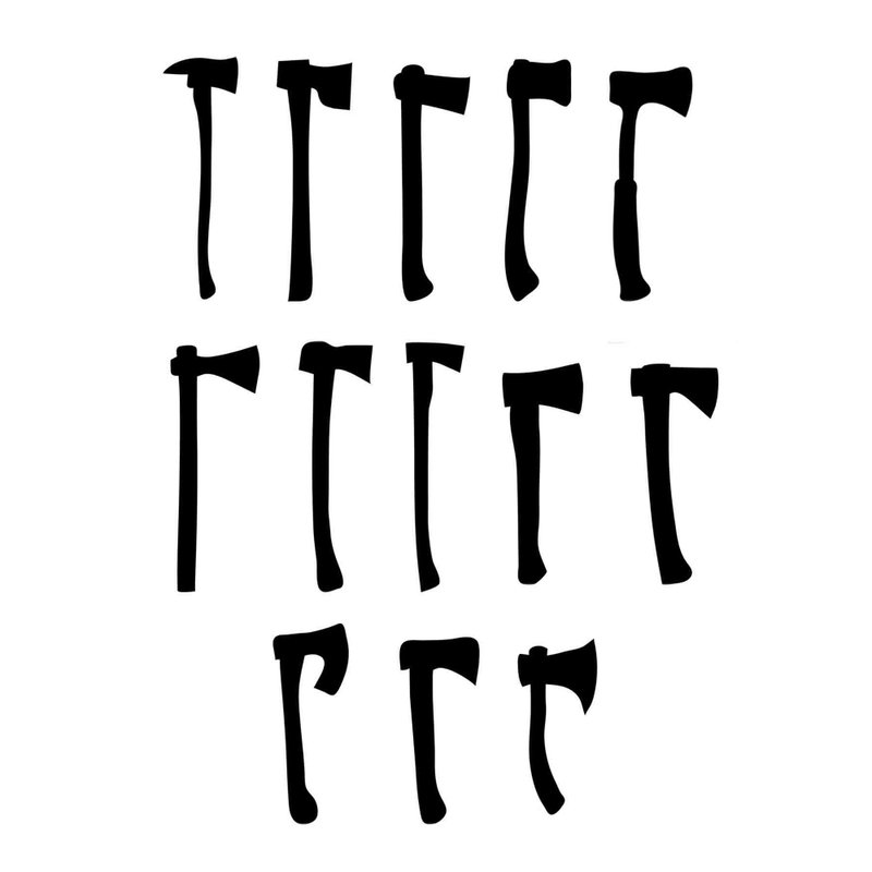 Axe svg, axes svg, axe pdf, axe template, axe png, axes png, axe cutout, axe cut - 圖文模板設計 - 其他材質 