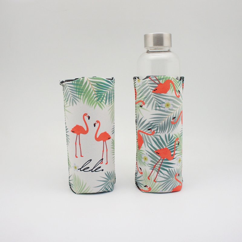 BLR Bottle Sleeve LeLe [ Flamingo ] - Beverage Holders & Bags - Other Materials Green