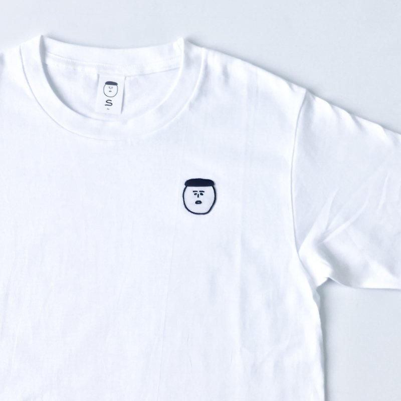 1G basic models __ white T-shirt - เสื้อฮู้ด - ผ้าฝ้าย/ผ้าลินิน ขาว