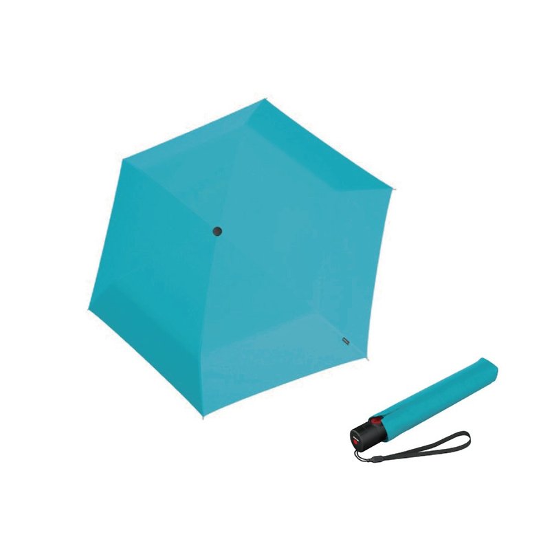 [Knirps German red dot umbrella] U.220 ultra-lightweight safety automatic opening and closing umbrella-Aqua - Umbrellas & Rain Gear - Polyester Blue