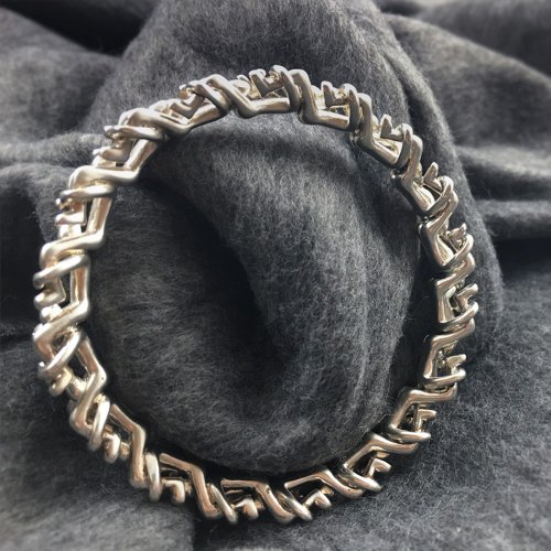 哎喔生活雜良 HH-JEWELRY 手工珠寶 925純銀手環 銀飾 疊羅漢/手環