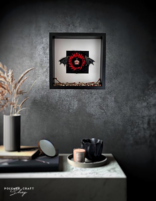 ゴシックウォールアート/インテリア/ゴシック絵画/ドラキュラ/黒猫