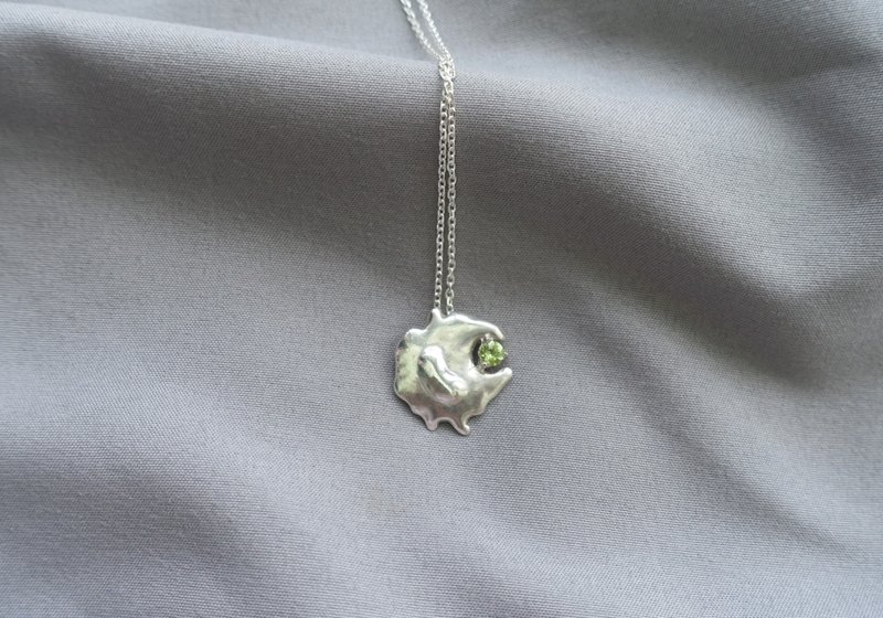 Macrophage-handmade S925 silver necklace - Necklaces - Sterling Silver Silver