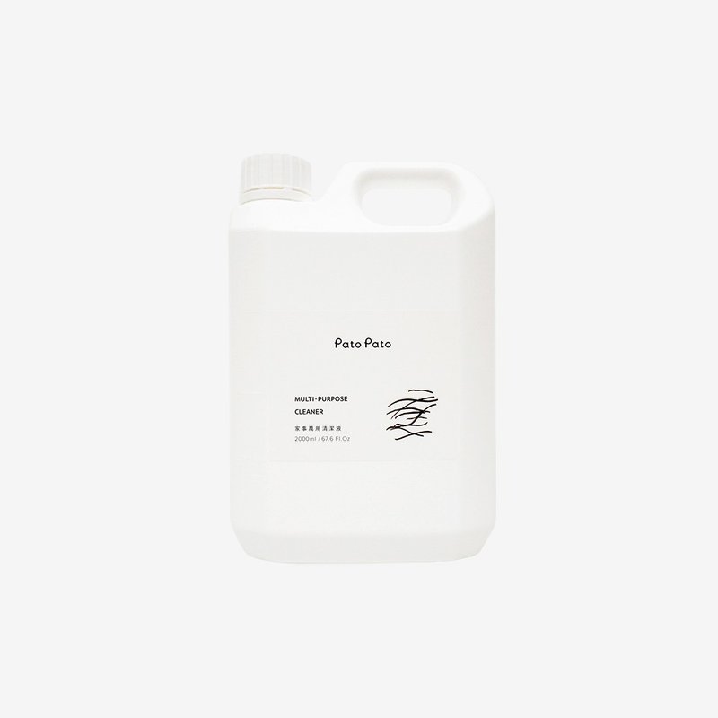 PatoPato家事萬用清潔液補充瓶 | 2000ml - 其他 - 其他材質 白色