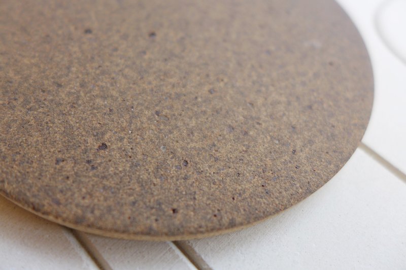 [Japanese] Li Feng Tang instant dry coaster surprise - rustic brown Gui diatomaceous earth diatomite instant water droplets bead inhibit bacterial gift - Coasters - Other Materials 