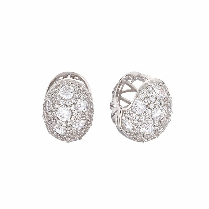 LUCIANO MILANO Can Yaoqu sterling silver earrings - ต่างหู - โลหะ สีเงิน