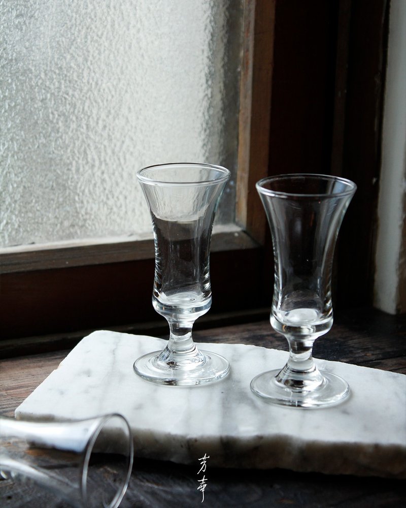 口吹小高腳杯 - 酒杯/酒器 - 玻璃 