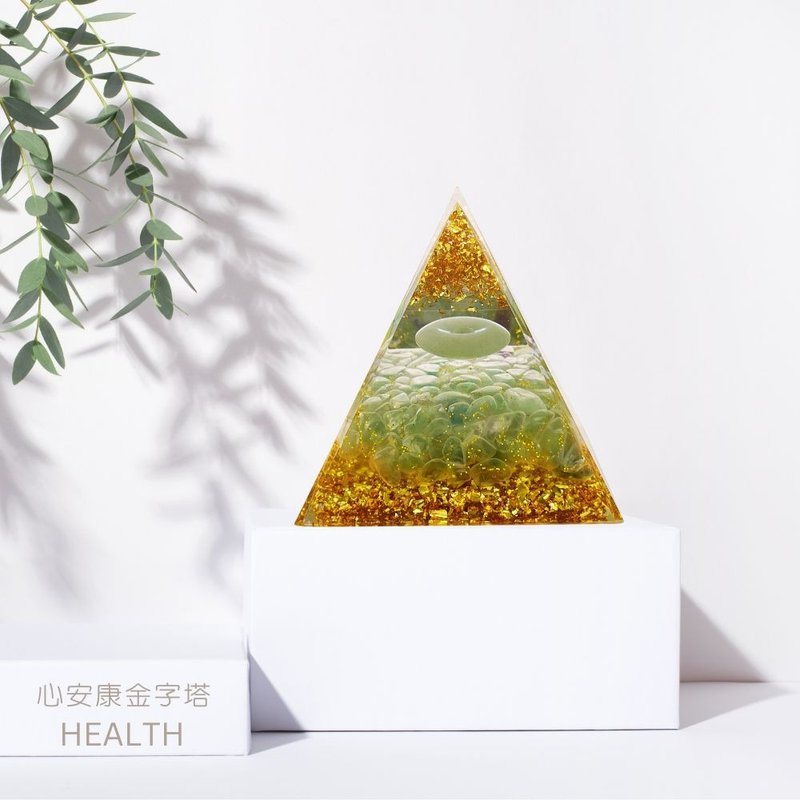 Pyramid of peace of mind, gift wooden box and lamp holder, Aogang, meditation, energy, pyramid decorations, MOP5 - ของวางตกแต่ง - วัสดุอื่นๆ 