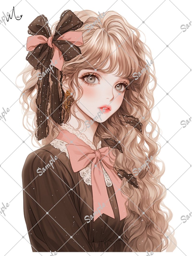 オリジナル人物ステッカー - 貼紙 - 紙 