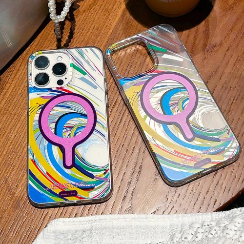 Sigema Creation iPhone Cases 【磁吸板】晶瑩透磨砂鏡面 iPhone 15 Pro/15 ProMax手機殼