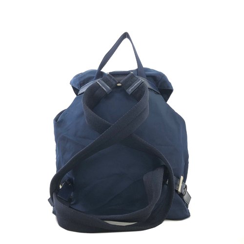 Directly shipped from Japan, brand name used packaging] PRADA triangle logo  nylon leather backpack bag pack navy vintage 8jeijv - Shop solo-vintage  Backpacks - Pinkoi