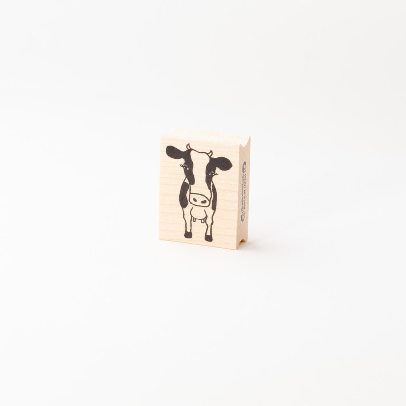 [Renewal] Monroe the Cow*30mm x 40mm*Rubber Stamp* R967 - ตราปั๊ม/สแตมป์/หมึก - ไม้ 