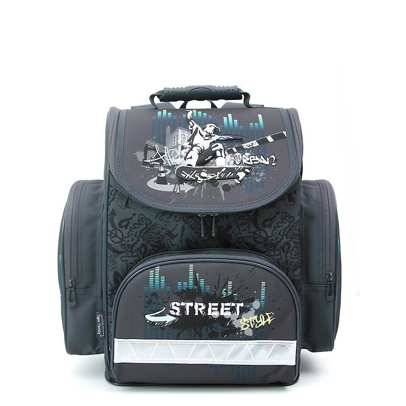 Tiger Family Guards England super lightweight bag - black skateboard 3D (Grades 3-6) - Other - Other Materials Black
