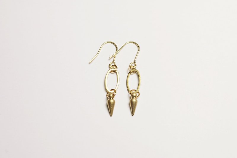 Only brass series ve86 - Earrings & Clip-ons - Other Metals Gold