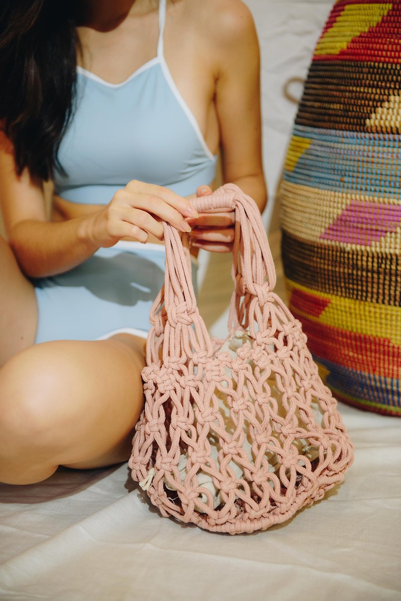 BAG - EMMA / Baby Pink - Handbags & Totes - Other Materials Pink