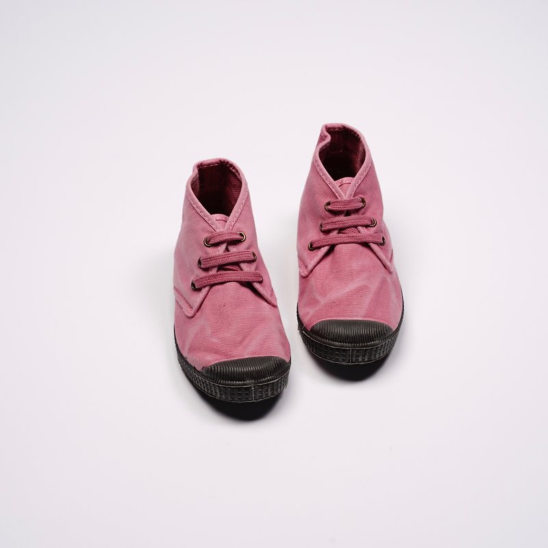 西班牙帆布鞋 CIENTA U60777 42 粉紅色 黑底 洗舊 童鞋 Chukka - 童裝鞋 - 棉．麻 粉紅色