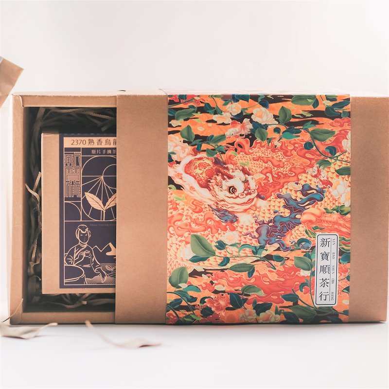 Taiwan tea tea bag gift box (red jade black tea-2370 cooked fragrant oolong) [Xinbaoshun] white antler - Tea - Other Materials 