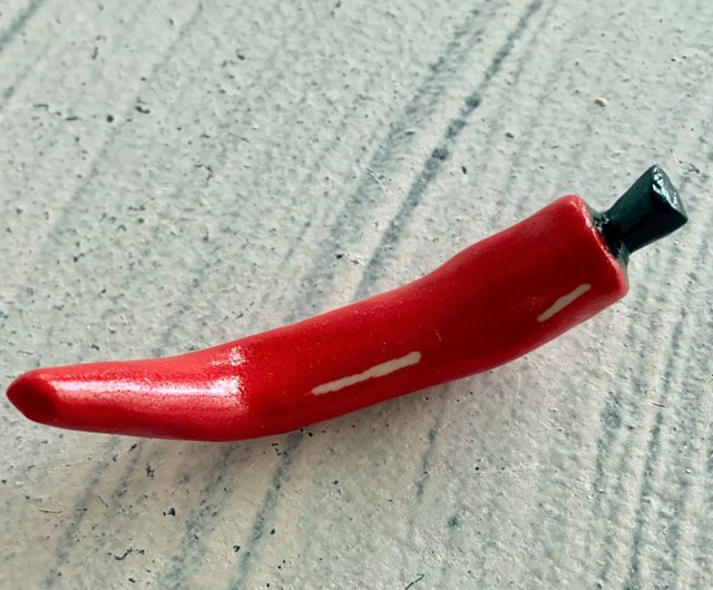 新品 箸置き 唐辛子 箸置き 唐辛子1個 陶器美濃焼面白い箸置き イホシロ窯 赤とうがらし