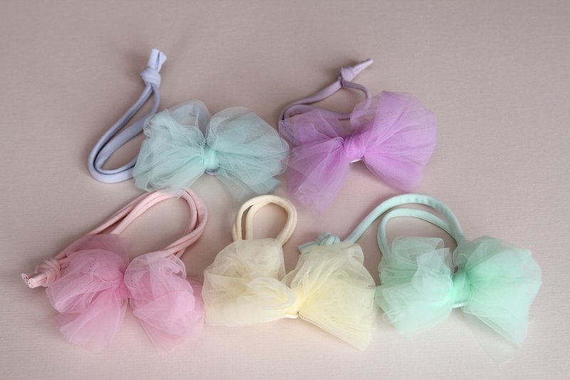 Baby Headbands , Baby Headband Set , Newborn Headband , Baby Bows , Newborn prop - Other - Cotton & Hemp Pink