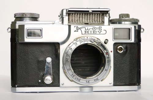 キエフ　レンジファインダーフイルムカメラ キエフ 4 ソ連 35 mm フィルム レンジファインダー カメラ本体