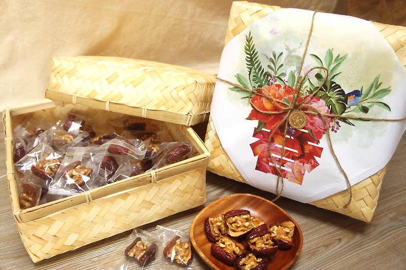Light snack in the afternoon Spring Festival gift box - walnut jujube group - อาหารเสริมและผลิตภัณฑ์สุขภาพ - อาหารสด 