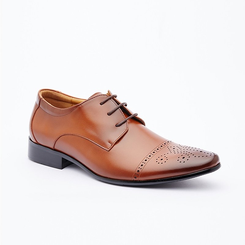 Kings Collection Elanor Leather Shoes KG80014 Brown - Men's Leather Shoes - Genuine Leather Brown
