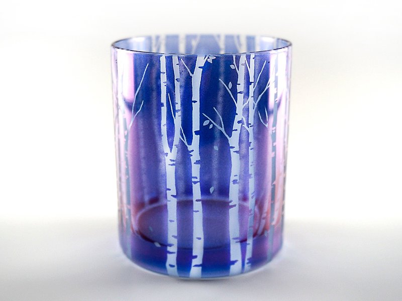 Birch forest [foam] - Teapots & Teacups - Glass Blue