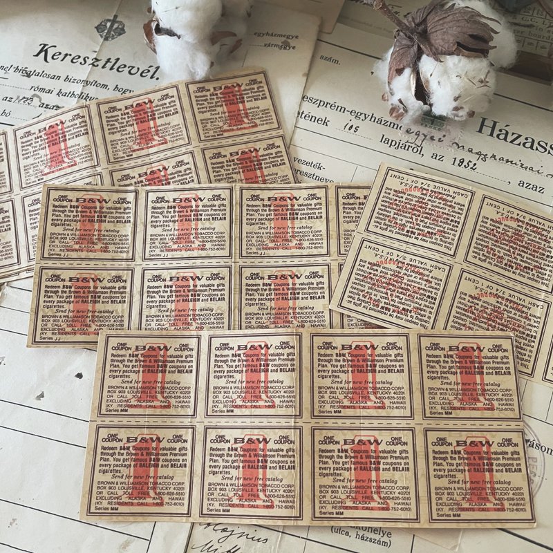 特殊款 美國coupon 大票券 - 卡片/明信片 - 紙 