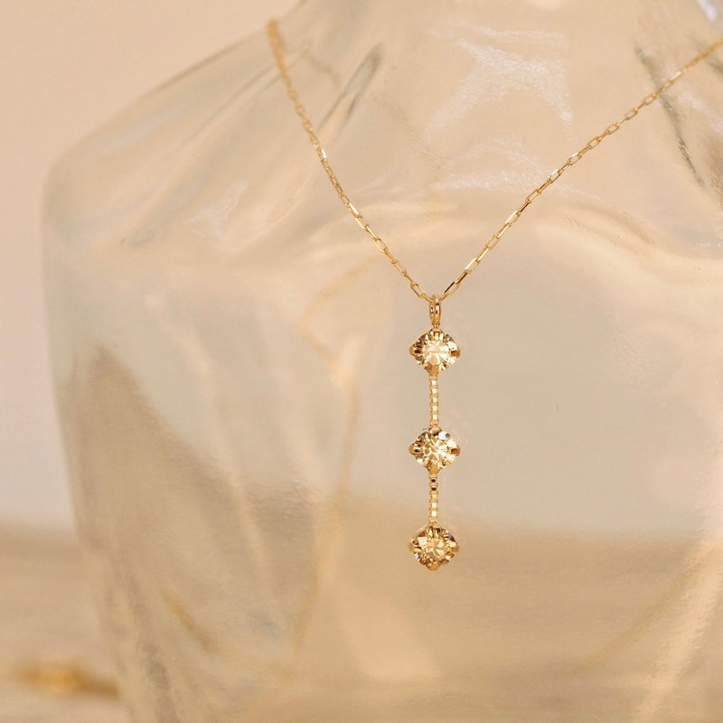 18K Gold The Diamond Orions Belt - Necklaces - Precious Metals 