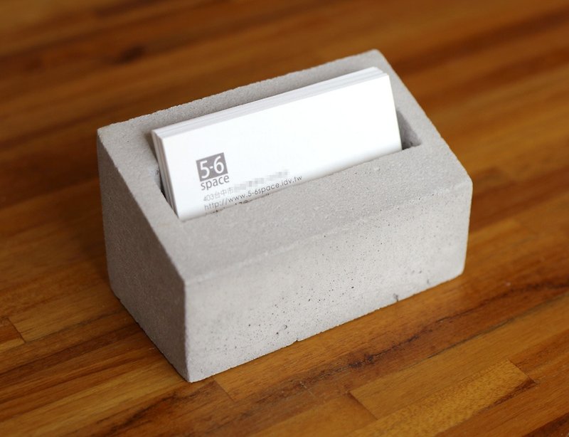 Card Holder - Exclusive Order for Michael Hoi Kin Fong - Card Stands - Cement 